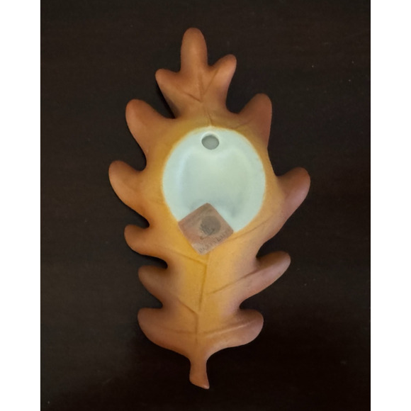 PartyLite Whispering Leaves Tealight Trio Autumn Leaf Candle Holders w/ Box - Picture 7 of 10